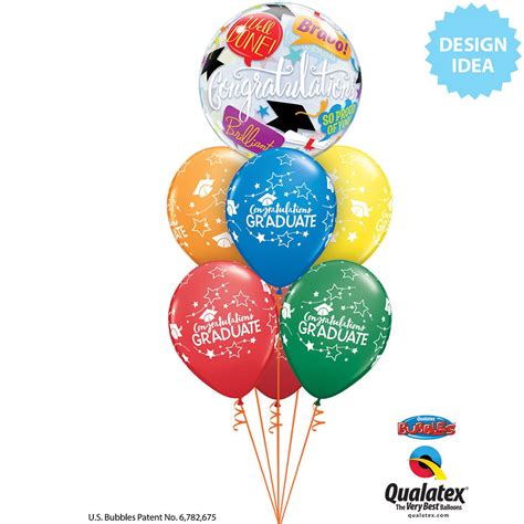 11 Inch Qualatex Congratulations Graduate Stars Balloons