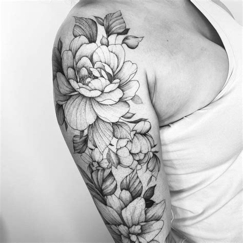 101 Best Floral Shoulder Cap Tattoo Ideas That Will Blow Your Mind