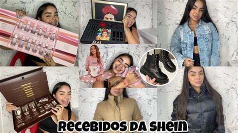 Recebidos Da Shein Sapatos Maquiagens E Roupas Sheinforall