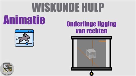 Onderlinge Ligging Van Rechten Animatie YouTube