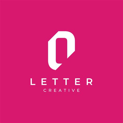 Logo Design Template Abstract Element Initial Letter Osymbol Of
