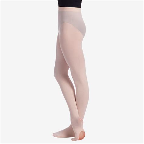 So Danca Adult Mesh Back Seamed Convertible Tights Ts96