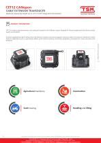 CET12 CANopen TSM SENSORS SRL PDF Catalogs Technical