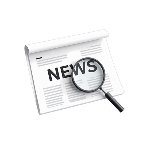 Magnifying Glass Over Paper Paper With Text And Magnifying Glass