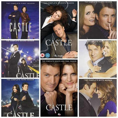 Castle: Complete Series Season 1-8 DVD Box Set 1 2 3 4 5 6 7 8 ...