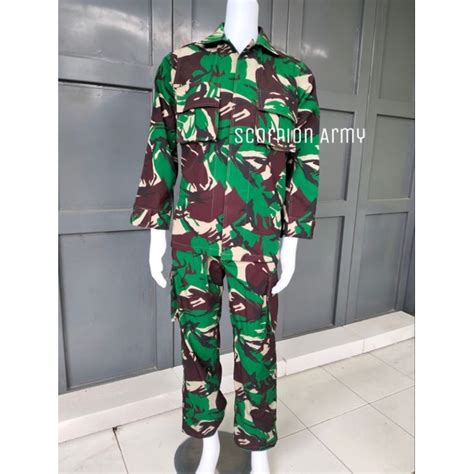 Jual Baju Pdl Tahan Air Pdl Tni Sritex Wr Nano Full Perkeras Shopee