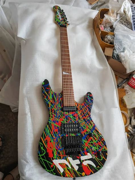 Frets Hand Made Electric Guitar Rare Pc Signed Th Anniversary