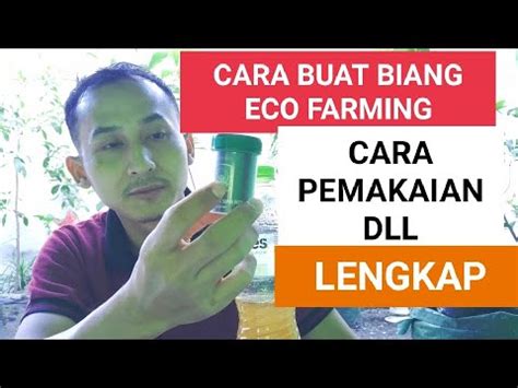 Cara Membuat Biang Pupuk ECO FARMING Khususnya Untuk Mamey Sapote DKK