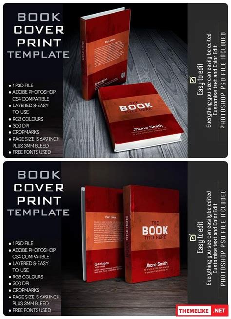 Photoshop Book Template