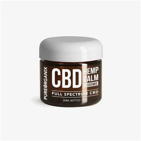 CBD Hemp Balm Full Spectrum 1000mg 60ml PureOrganix