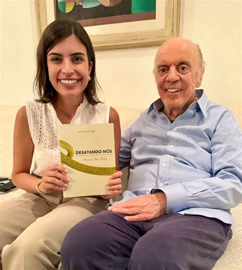 Tabata Amaral se encontra José Serra Trajetória admirável