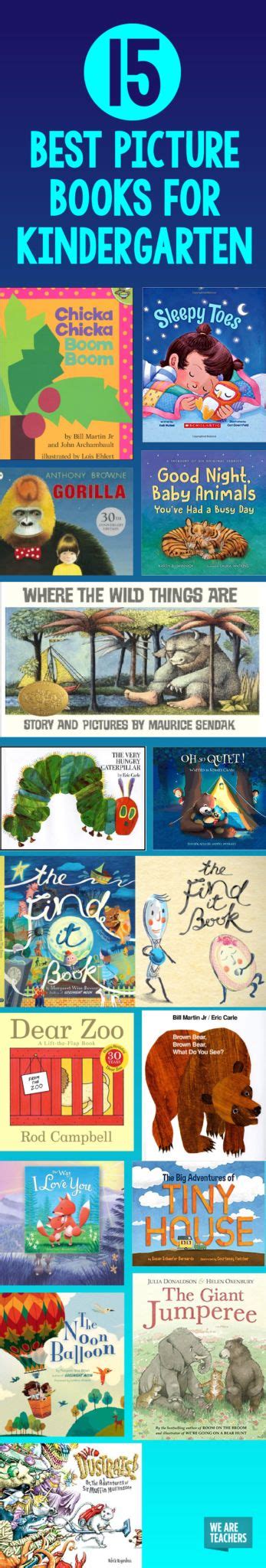 50 Great Books For Kindergarten Kindergarten Books Best Books For