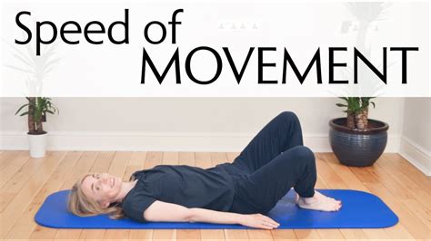 Speed Of Movement Hypermobility Exercises With Jeannie Di Bon Youtube