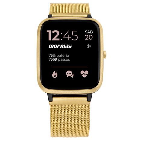 Tokaia Importados Rel Gio De Pulso Smartwatch Mormaii Life Unissex