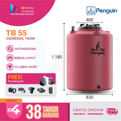 Jual Toren Air Penguin Tb Tangki Air Plastik L Tandon Tb Kab