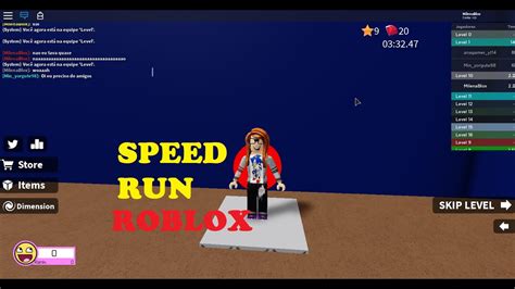 Primeiro Vídeo De Roblox Speed Run Gente Assistam Youtube