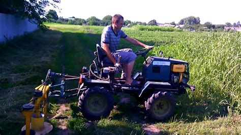 Homemade Rotary Mower In Action 3 Youtube