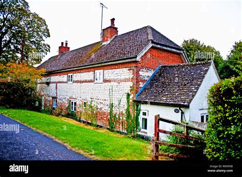 Brick And Stone Cottage Bulford Wiltshire England Stock Photo Alamy