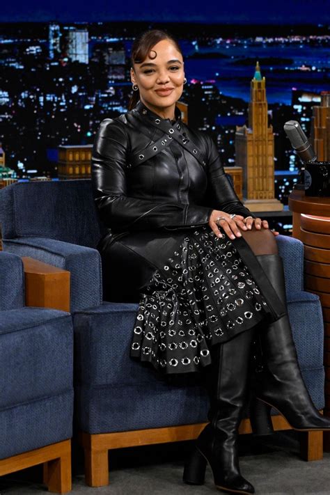 Tessa Thompson At Tonight Show Starring Jimmy Fallon In New York 0303