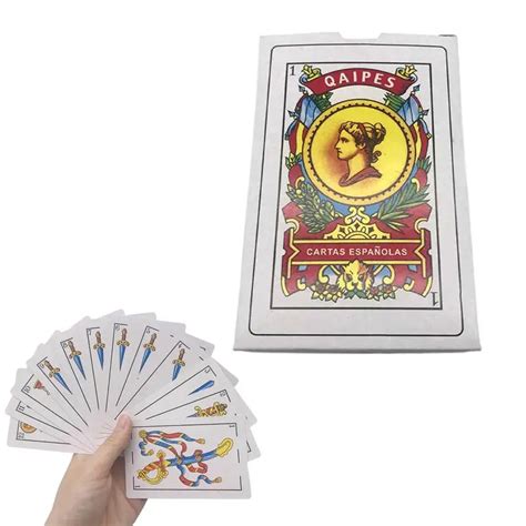 Juego De Cartas De P Ker Espa Ol Para Fiesta Familiar Juego De Mesa