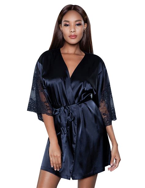 Grace Satin And Lace Robe 1965 05946 Lover S Lane