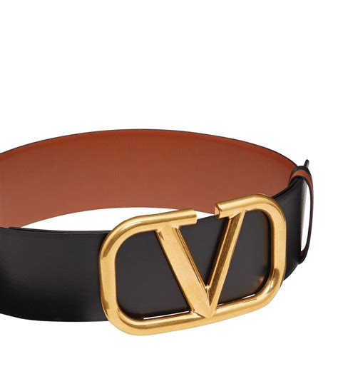 Womens Valentino Garavani Multi Valentino Garavani Leather Vlogo Belt