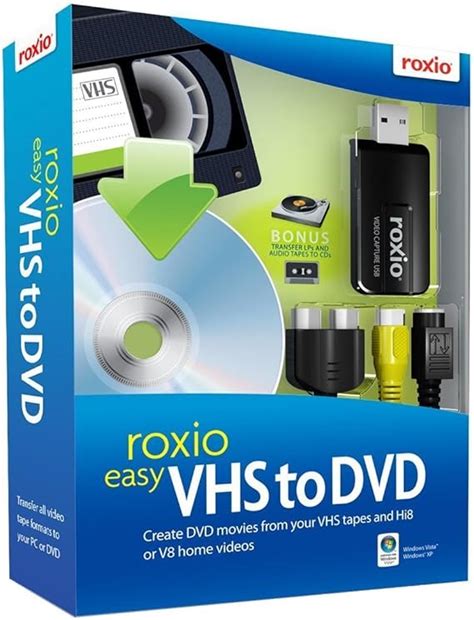 Roxio Easy VHS To DVD PC Software Amazon Ca