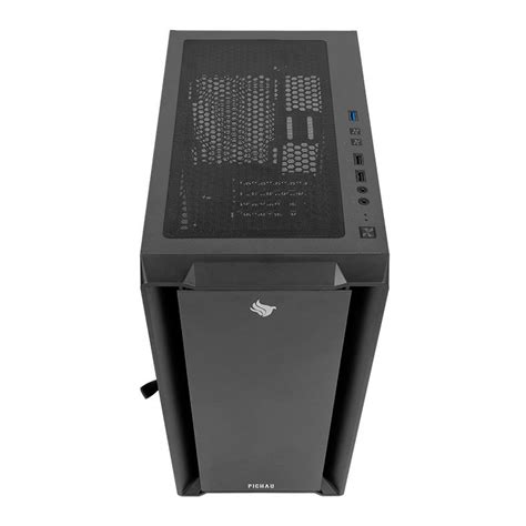 Gabinete Gamer Pichau Hx B Mid Tower Lateral De Vidro Fans