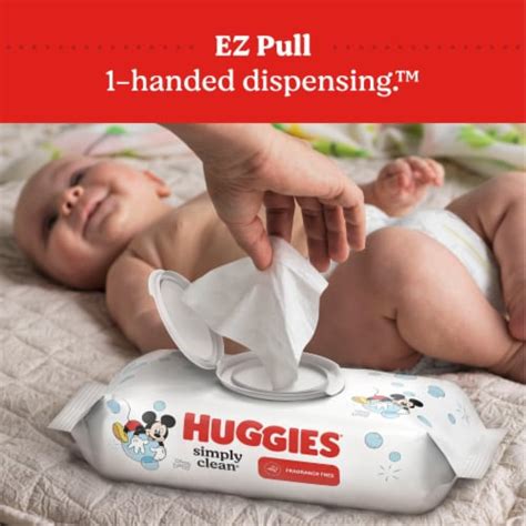 Huggies Simply Clean Unscented Baby Wipes, 11 pk / 64 ct - Fred Meyer