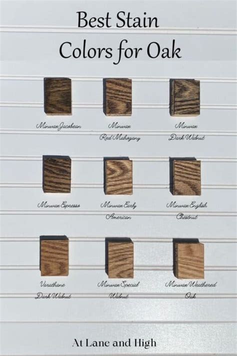 Best Wood Stains for Oak | At Lane and High