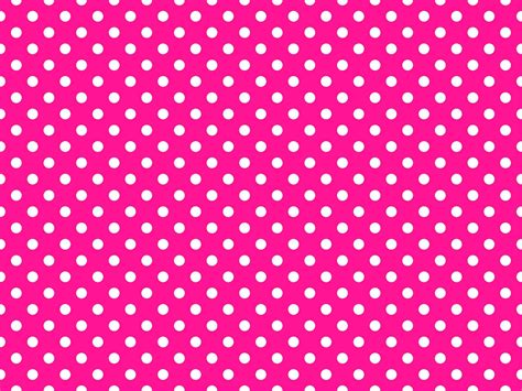 White Polka Dots Over Deep Pink Background Vector Art At Vecteezy