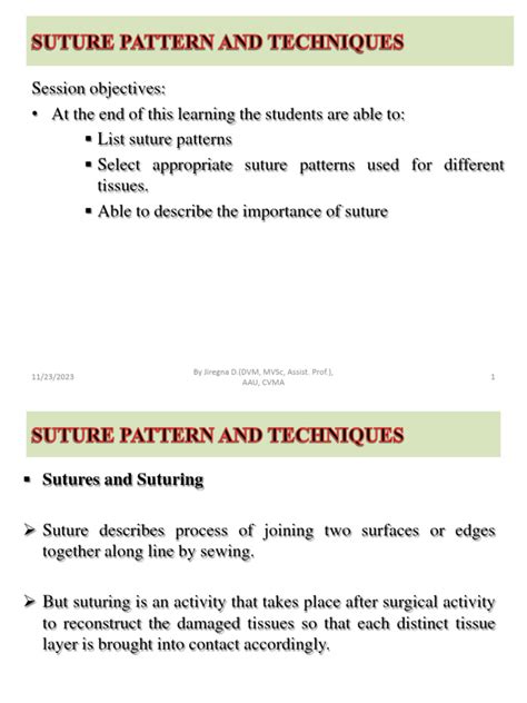 suture patern  technique  surgical suture knot