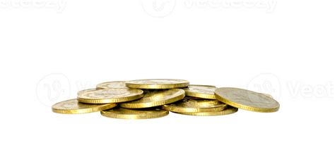 Gold Coins Stacks Isolated 31130773 Png