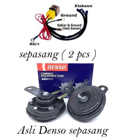 Klakson Denso Disc Waterproof 12 V Bisa Buat Motor Mobil 100