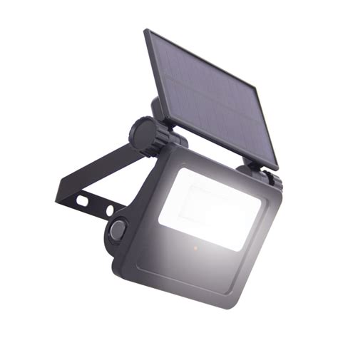 Projecteur mural solaire compact IP54 850 lumens détecteur de