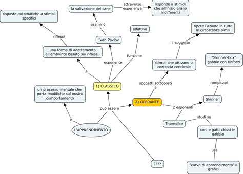 Lapprendimento Mappa Concettuale