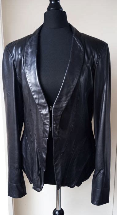 Emporio Armani Leather Blazer Veste Catawiki