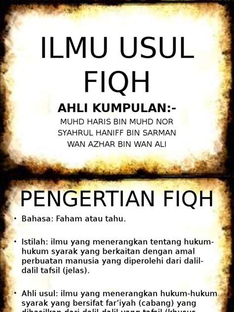 Pengenalan Usul Fiqh Dan Fiqh Membalik Buku Halaman 1 10 42 Off