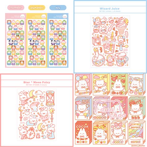 Cute Korean Sticker Shops Guide Super Cute Kawaii