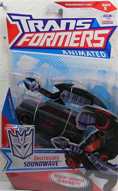 Buy Transformers Animated Deluxe Figure Electrostatic Soundwave Online