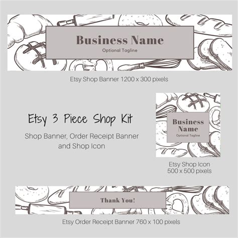 Etsy Shop Banner Etsy Banner Digital Banner Etsy Shop Icon Etsy