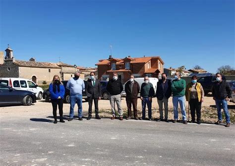 Serano Visita Las Obras De La Carretera Que Une Bocigas De Perales Con