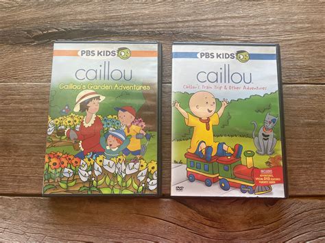 Caillou Dvd S You Choose Caillou S Train Trip Or Etsy