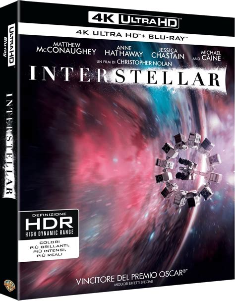 Interstellar K Ultra Hd Blu Ray Bluray Italian Import Region Free