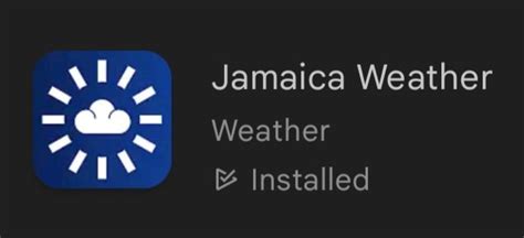 'Jamaica Weather' App Launched - Nationwide 90FM