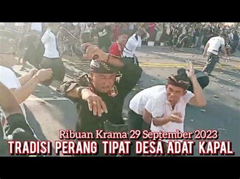 Part Tradisi Perang Tipat Ketupat Desa Adat Kapal September