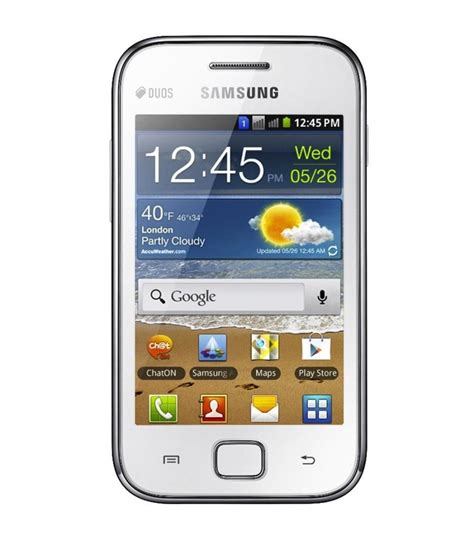 Samsung Galaxy Ace Duos S6802 - Specs and Price - Phonegg