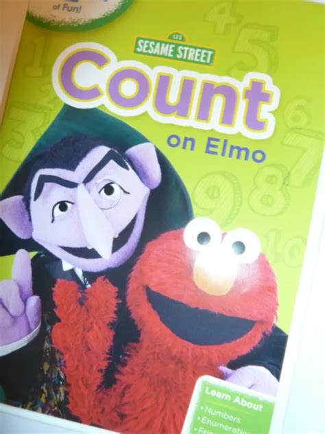 SESAME STREET: COUNT on Elmo DVD PBS kids TV show educational numbers ...