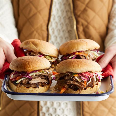 Five Spice Pulled Pork Sandwiches Recipe Eatingwell