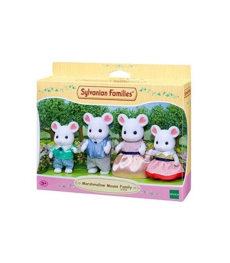 Sylvanian Families Familia Ratón Marshmallow De Epoch Juguetes Panre